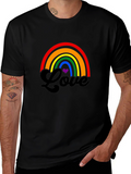 Rainbow Love Graphic Tee - Pride T-Shirt