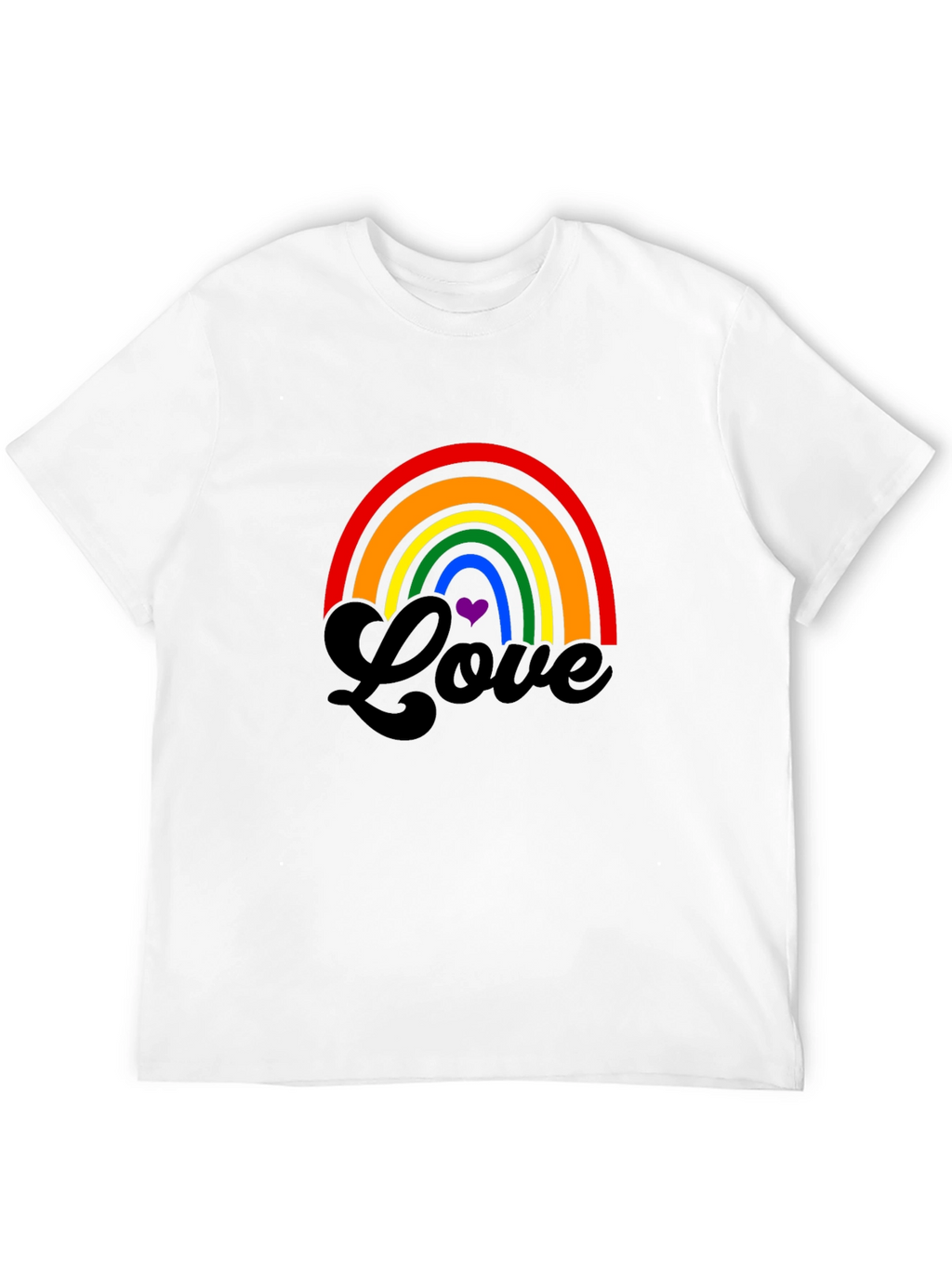 Rainbow Love Graphic Tee - Pride T-Shirt