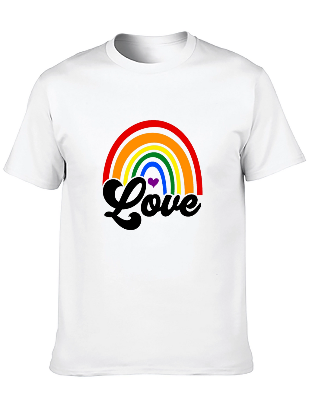 Rainbow Love Graphic Tee - Pride T-Shirt