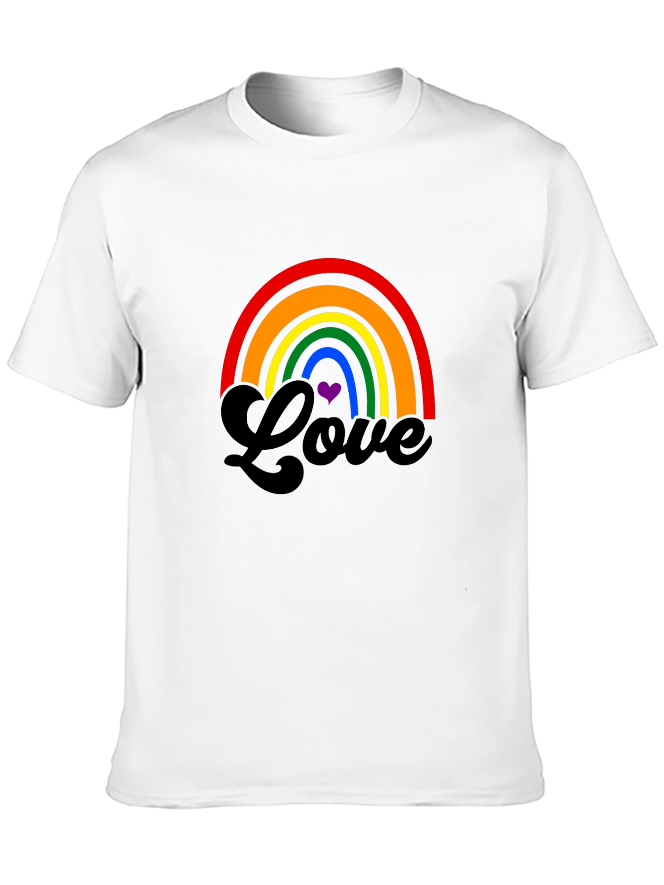 Rainbow Love Graphic Tee - Pride T-Shirt