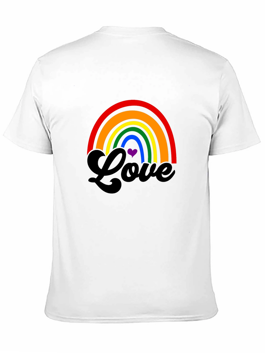 Rainbow Love Graphic Tee - Pride T-Shirt