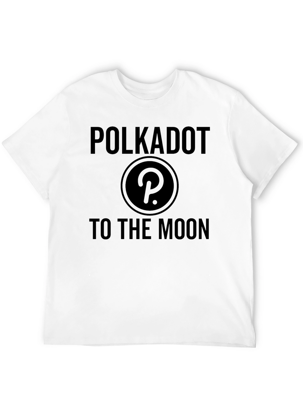 Polkadot to the Moon Black T-Shirt