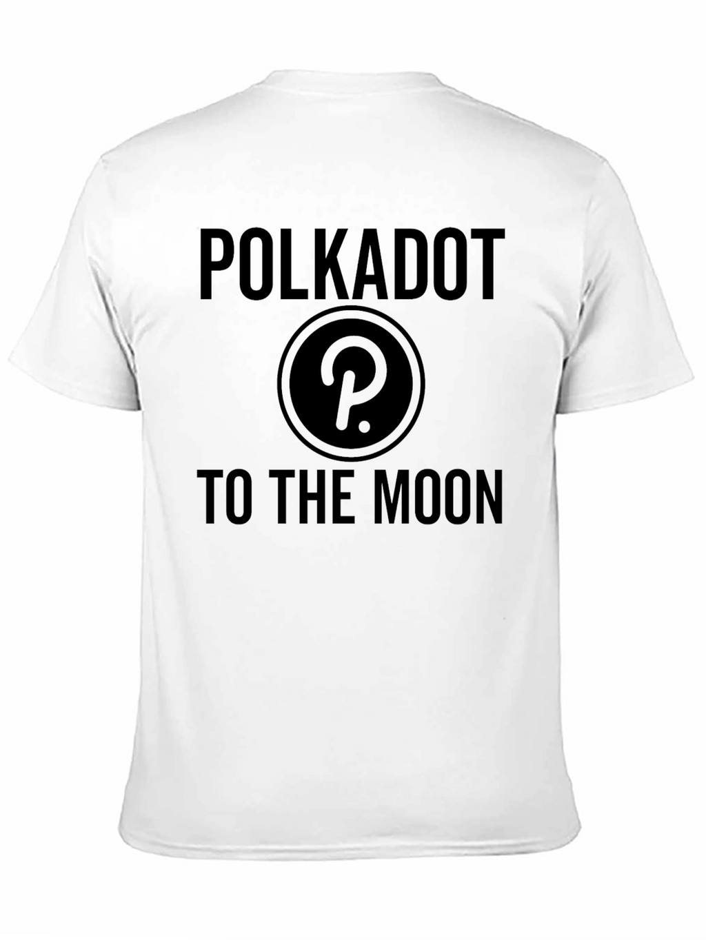 Polkadot to the Moon Black T-Shirt