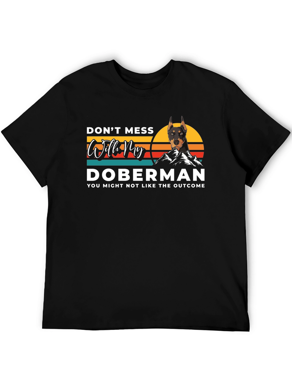 Doberman Graphic Tee - Dog Lover T-Shirt