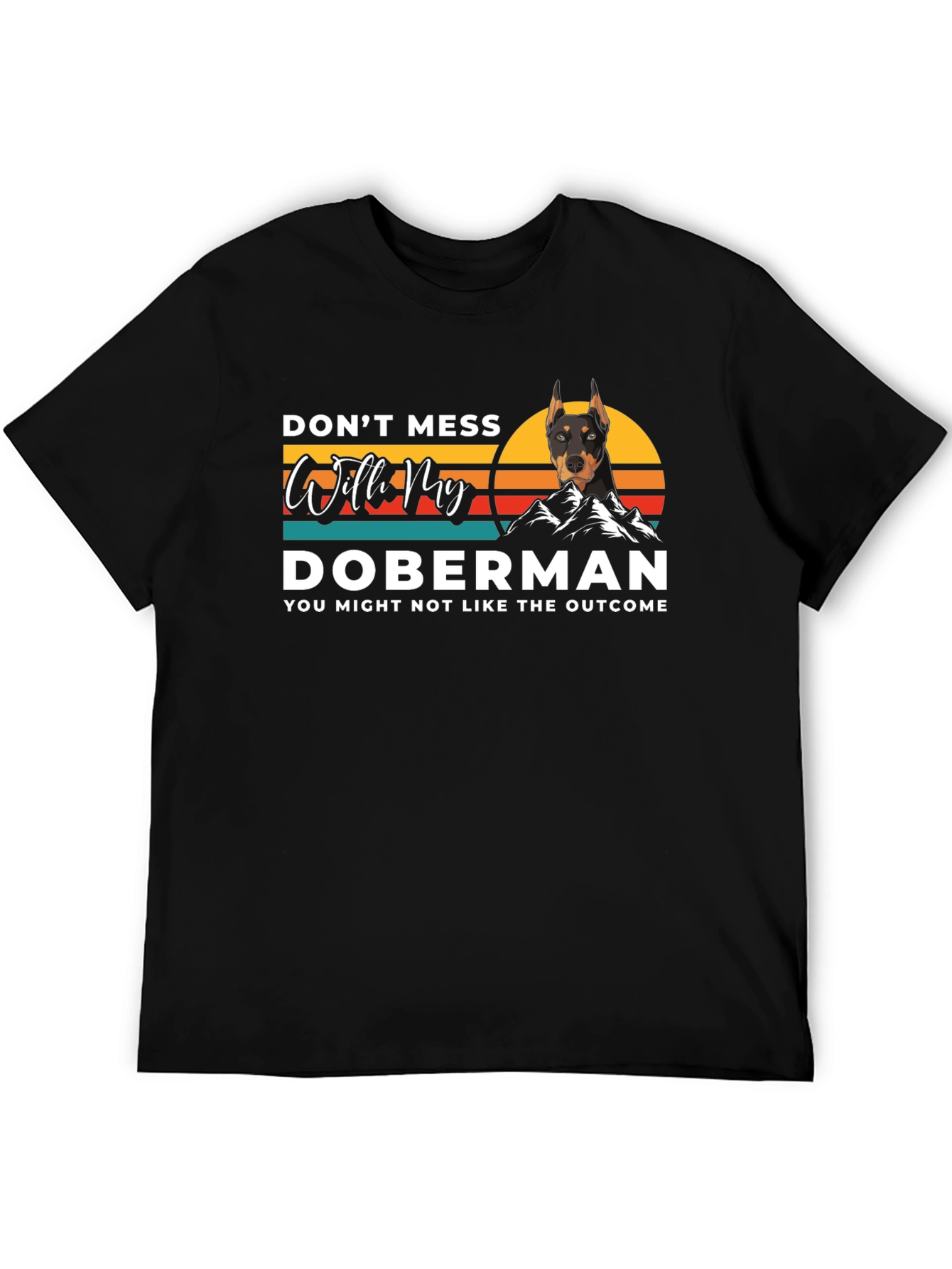 Doberman Graphic Tee - Dog Lover T-Shirt