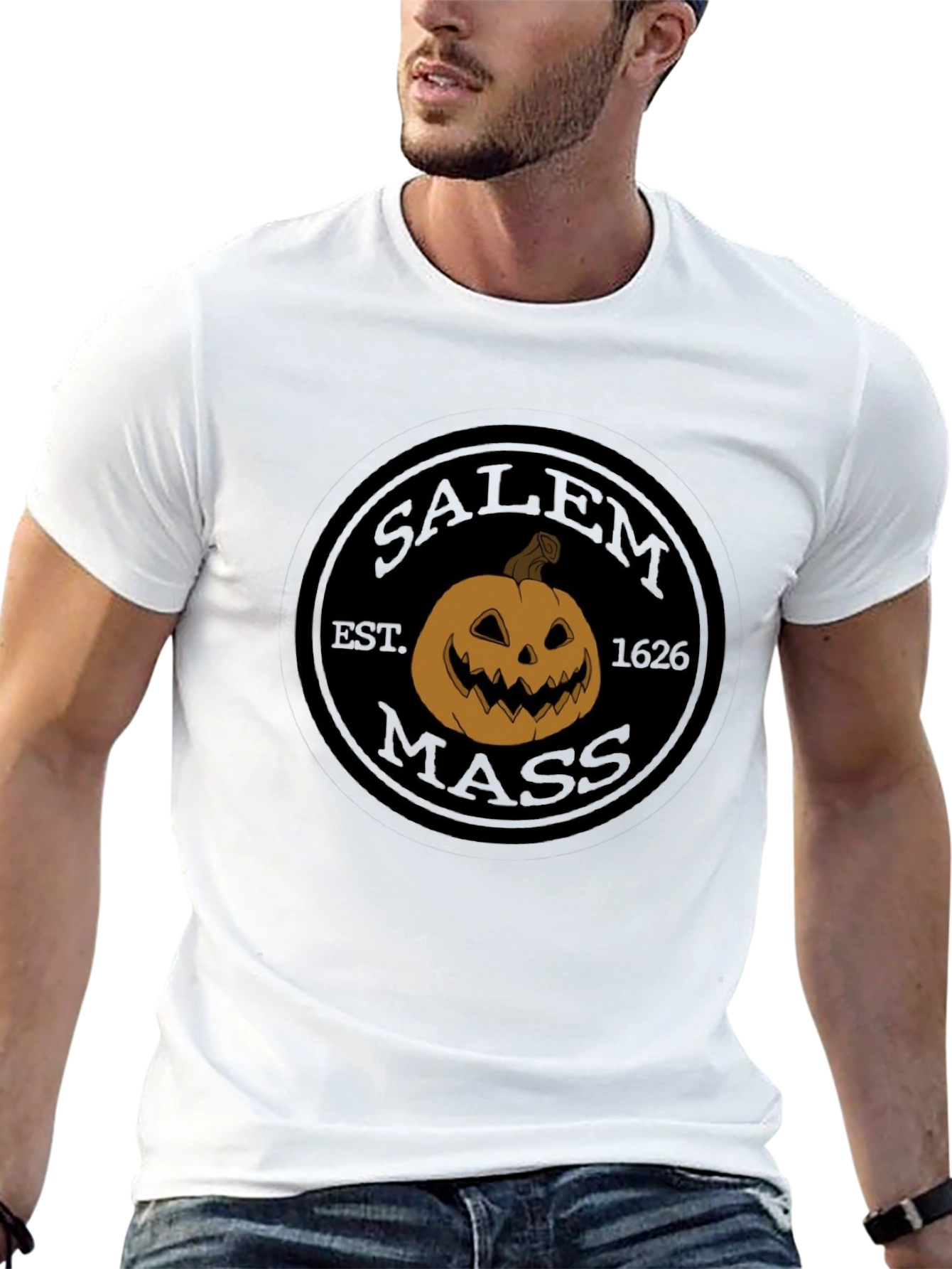 Salem Mass Pumpkin T-Shirt