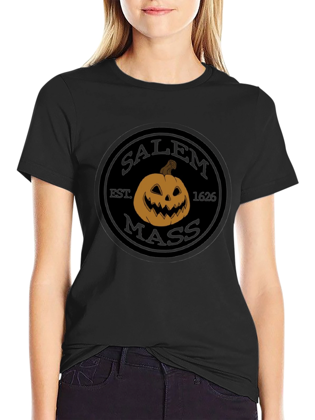 Salem Mass Pumpkin T-Shirt