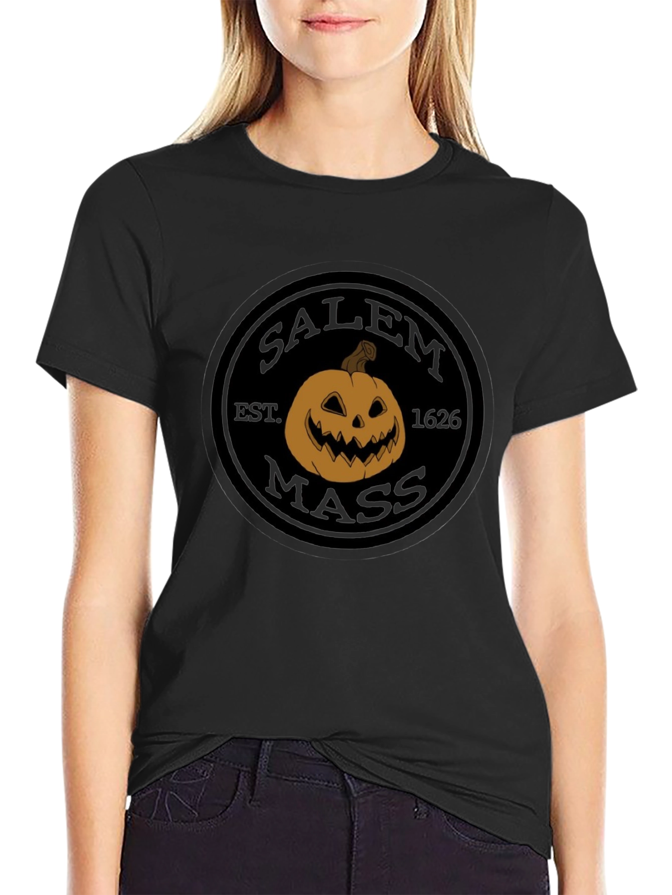 Salem Mass Pumpkin T-Shirt