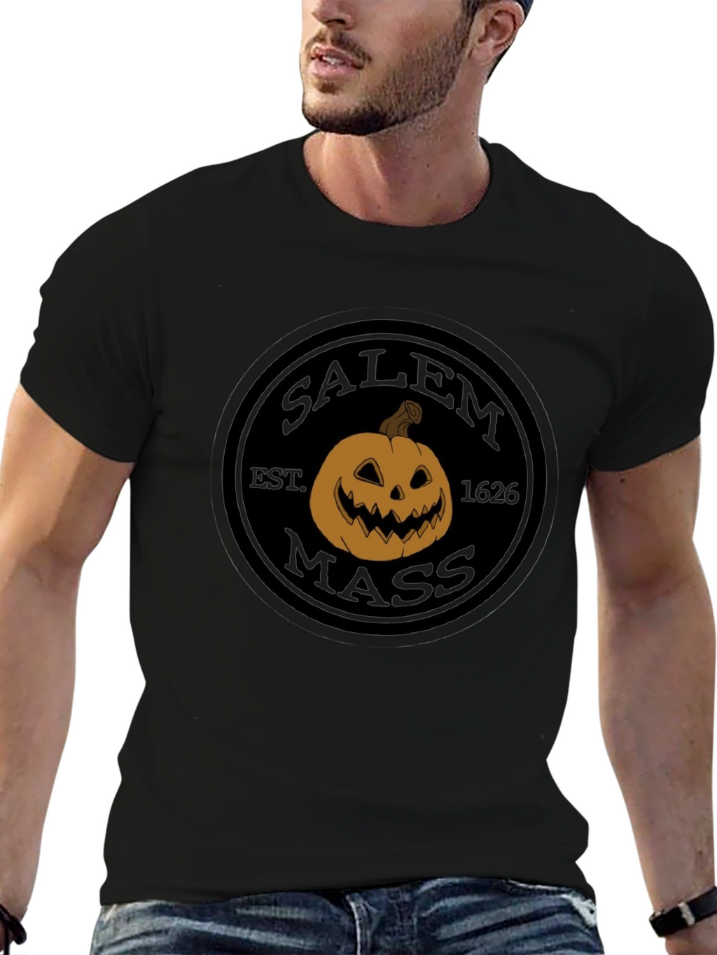 Salem Mass Pumpkin T-Shirt