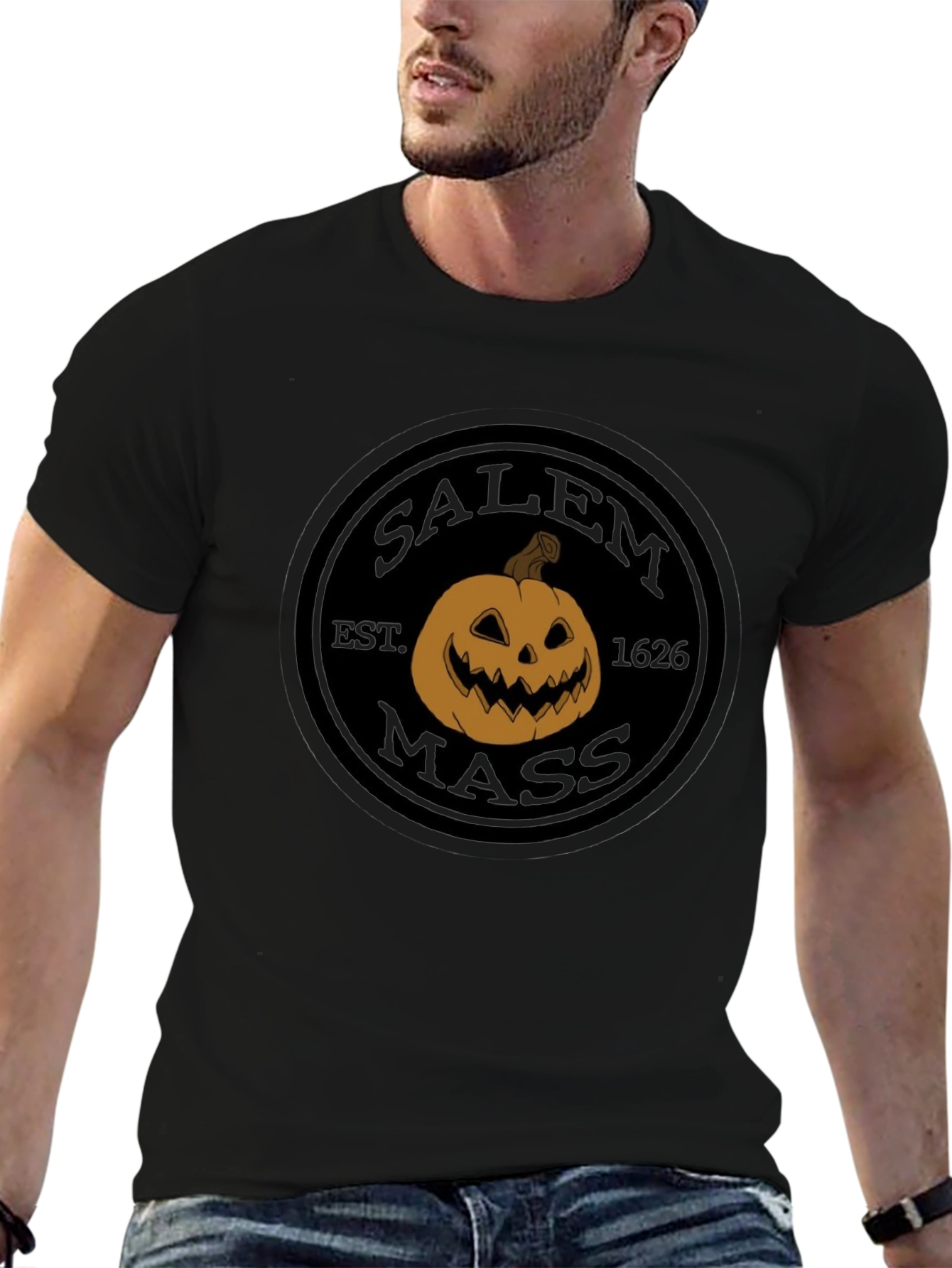 Salem Mass Pumpkin T-Shirt