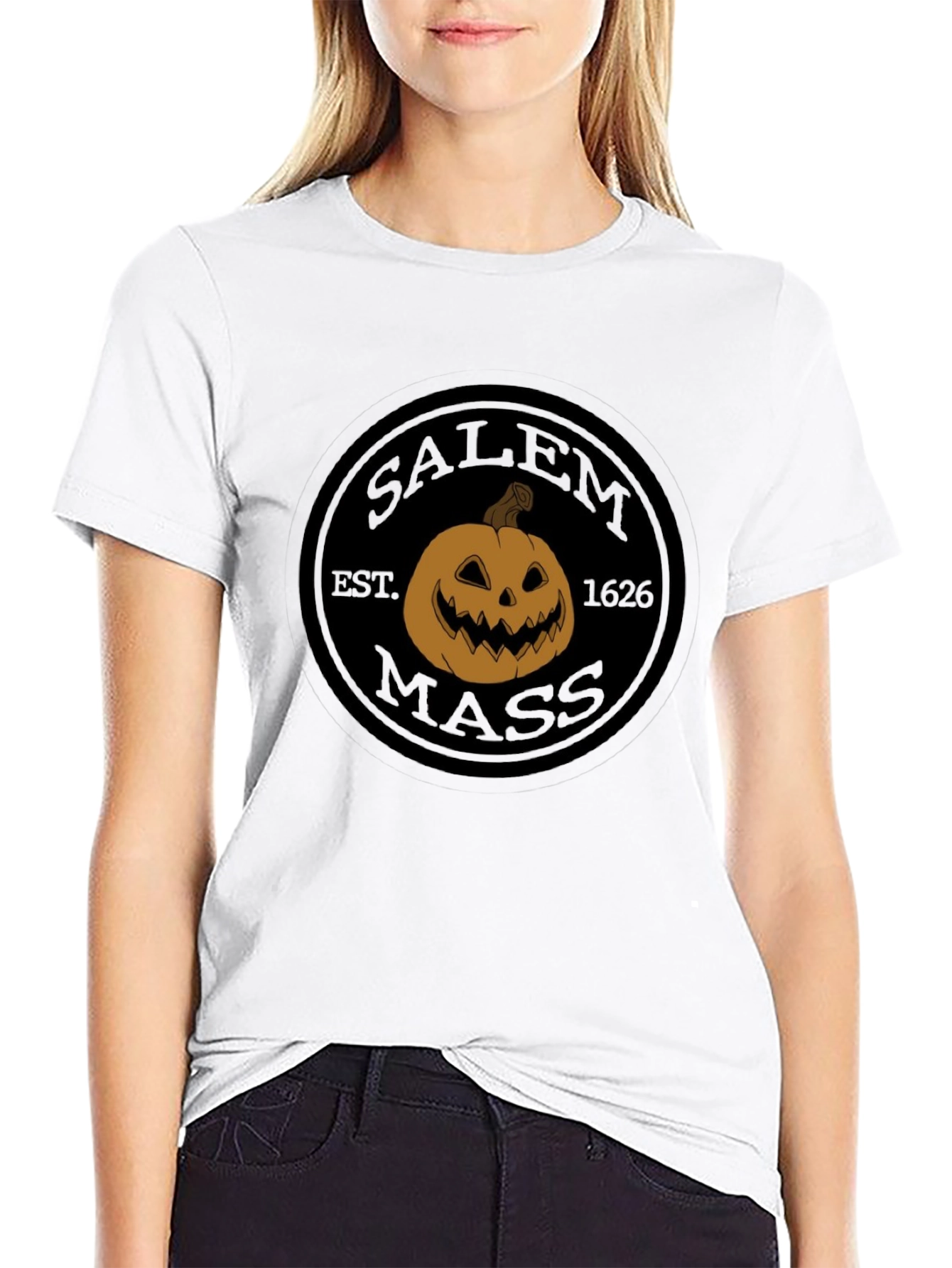 Salem Mass Pumpkin T-Shirt