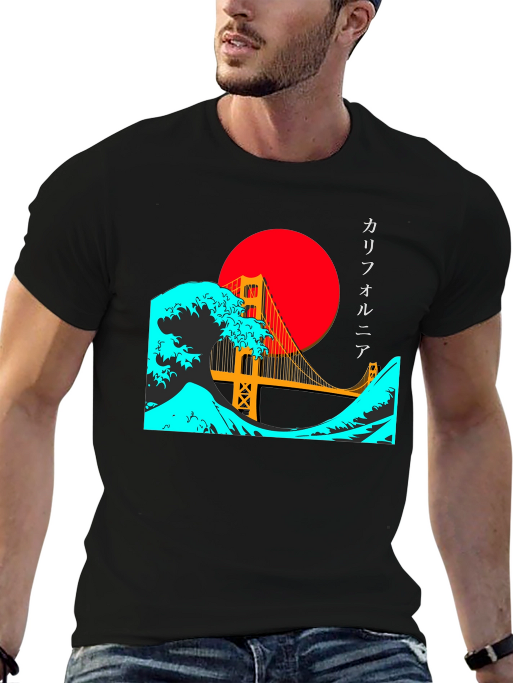 California Wave Retro T-Shirt
