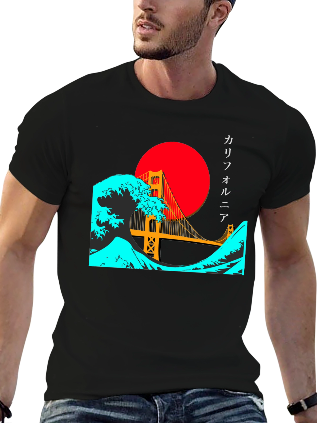 California Wave Retro T-Shirt