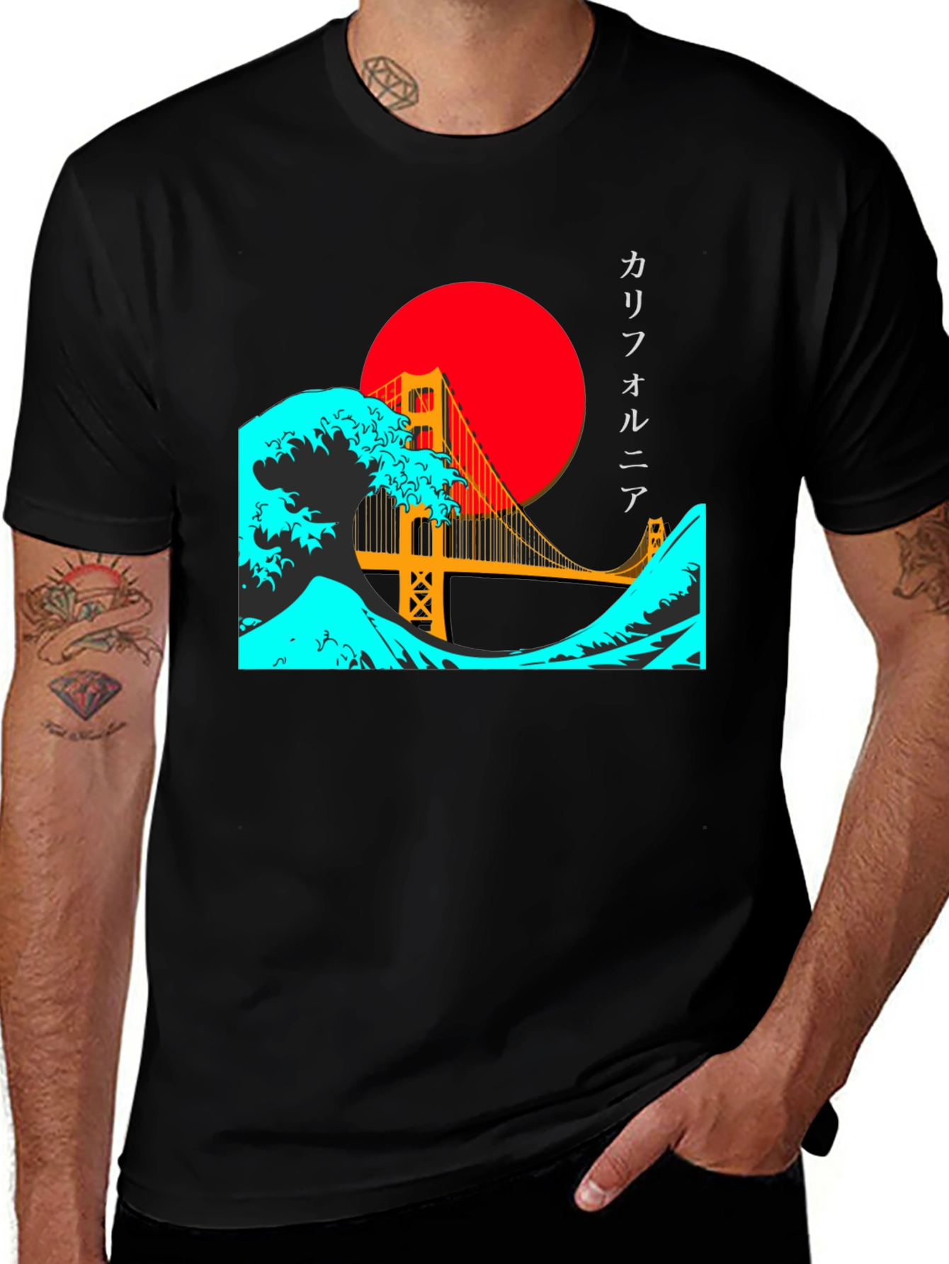 California Wave Retro T-Shirt
