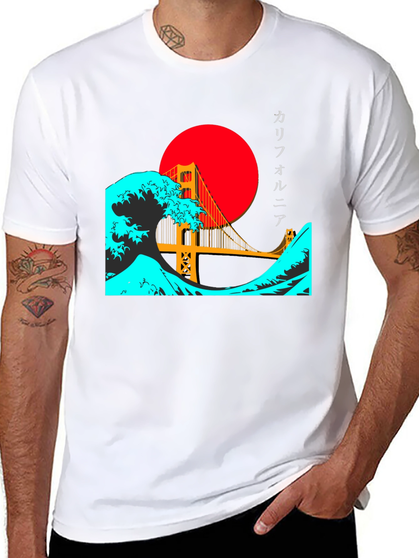 California Wave Retro T-Shirt