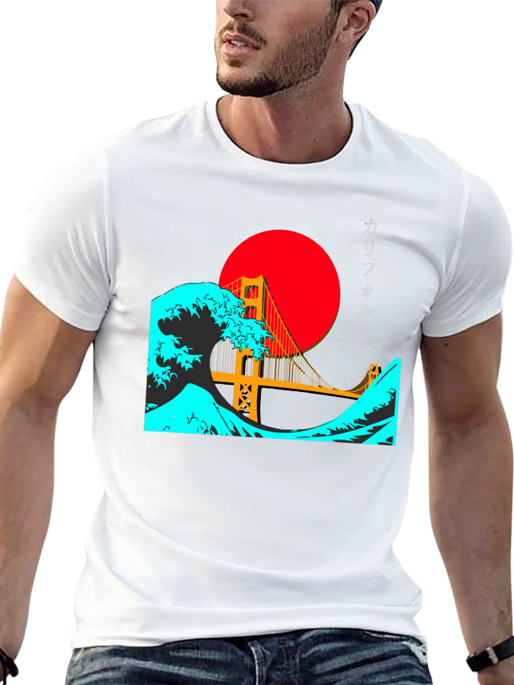 California Wave Retro T-Shirt