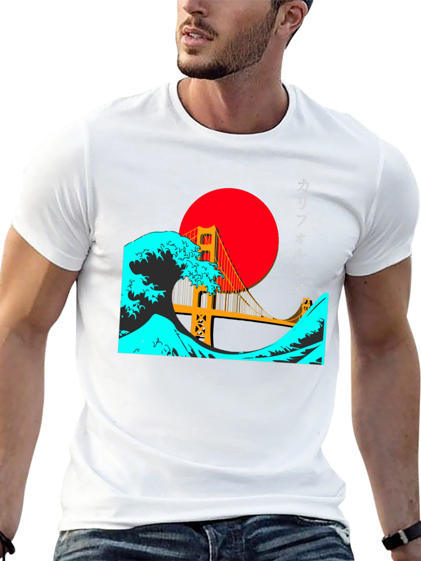 California Wave Retro T-Shirt
