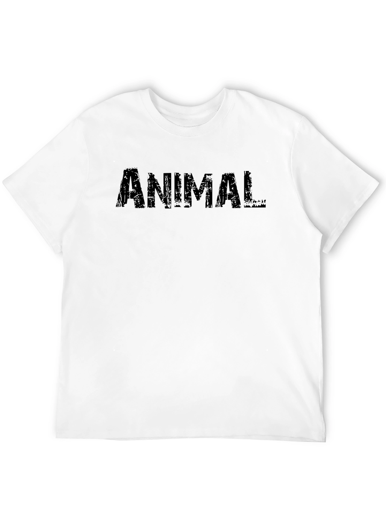 Mens Black Animal T-Shirt