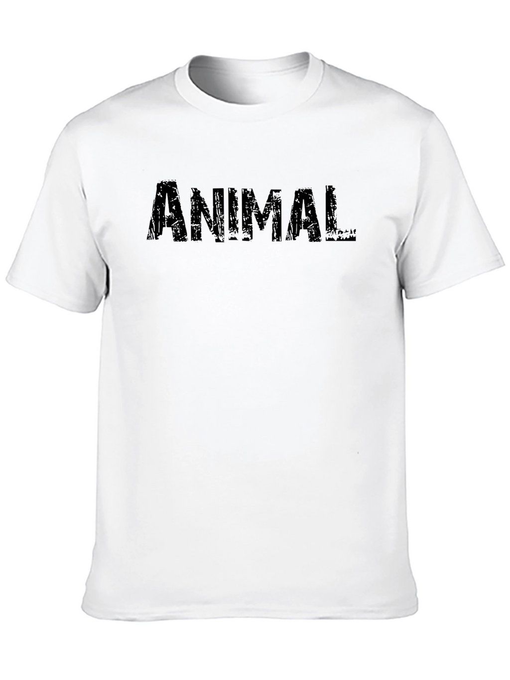 Mens Black Animal T-Shirt
