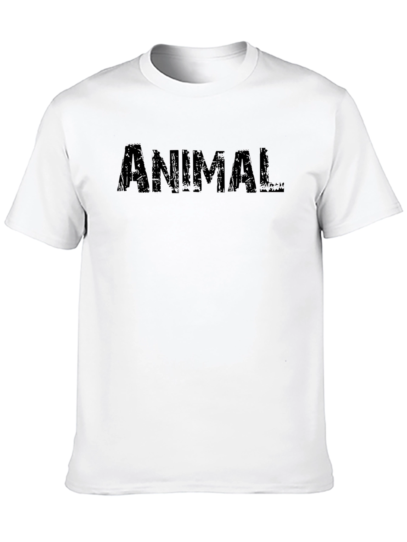 Mens Black Animal T-Shirt