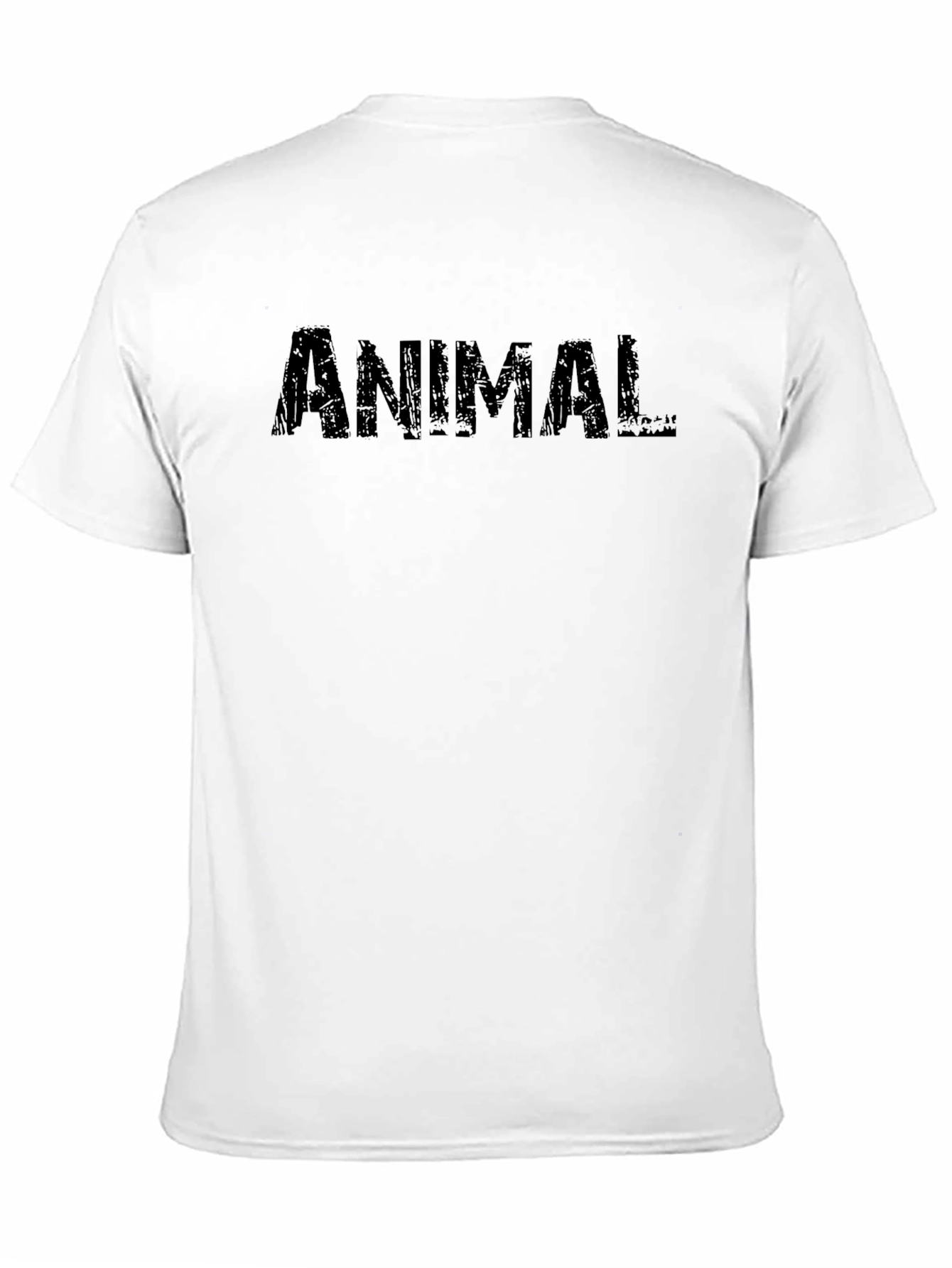 Mens Black Animal T-Shirt