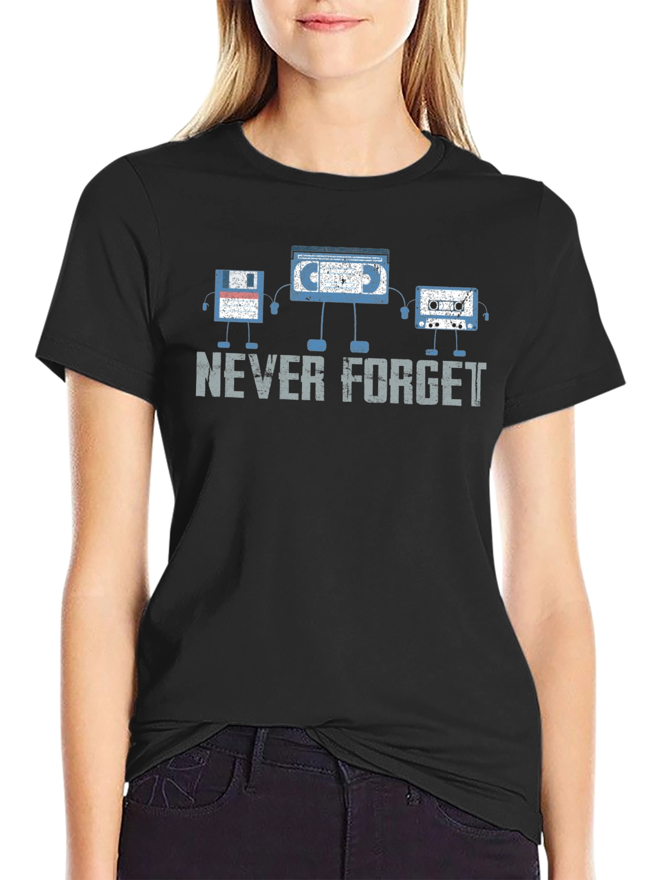 Retro Media T-Shirt - Never Forget