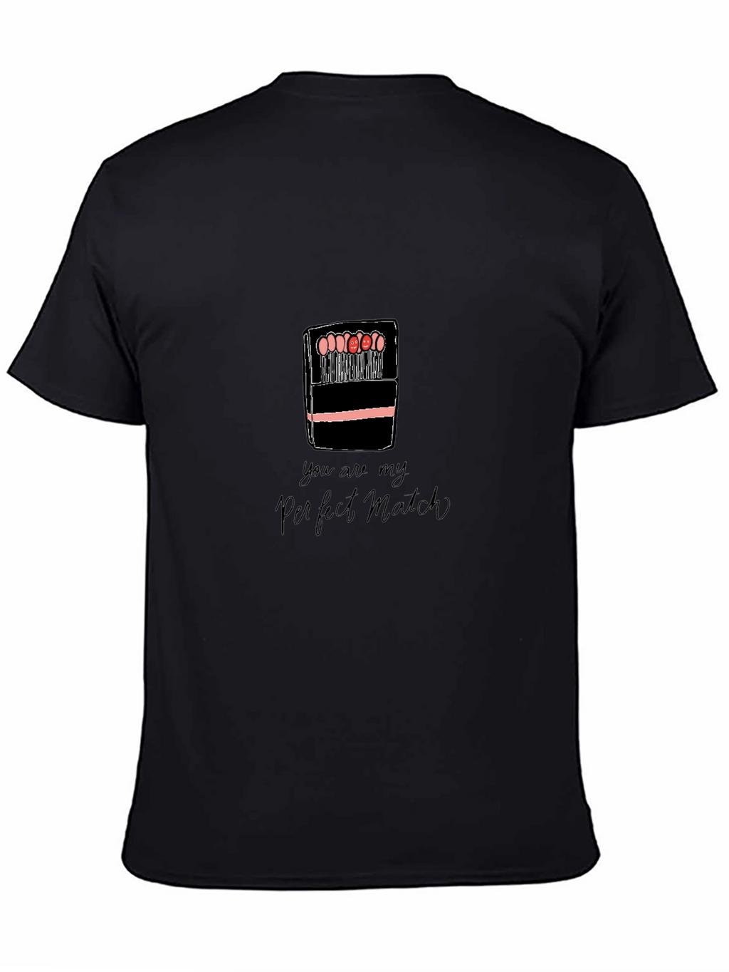 Perfect Match Graphic Tee - Romantic Cute Shirt