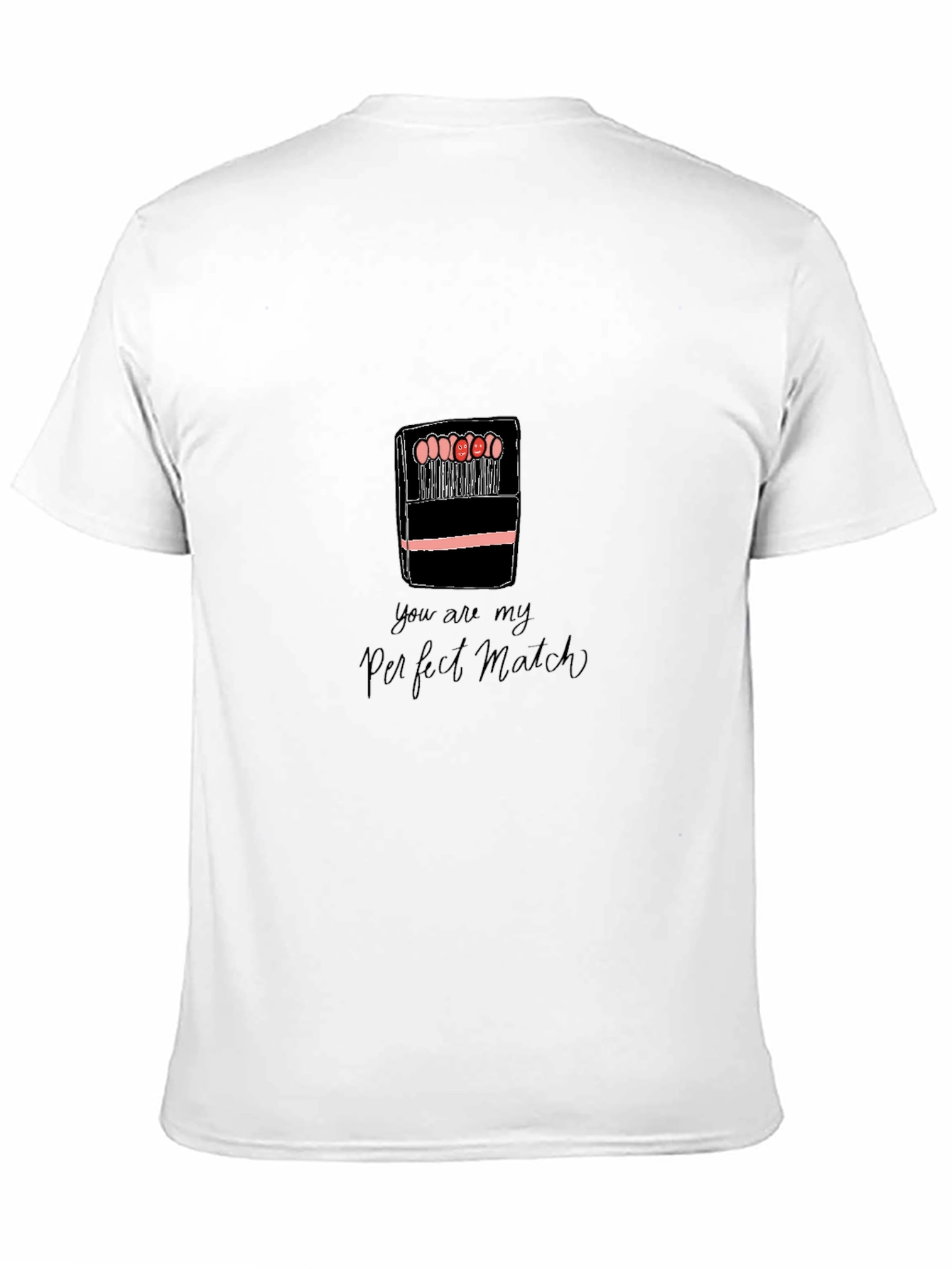 Perfect Match Graphic Tee - Romantic Cute Shirt
