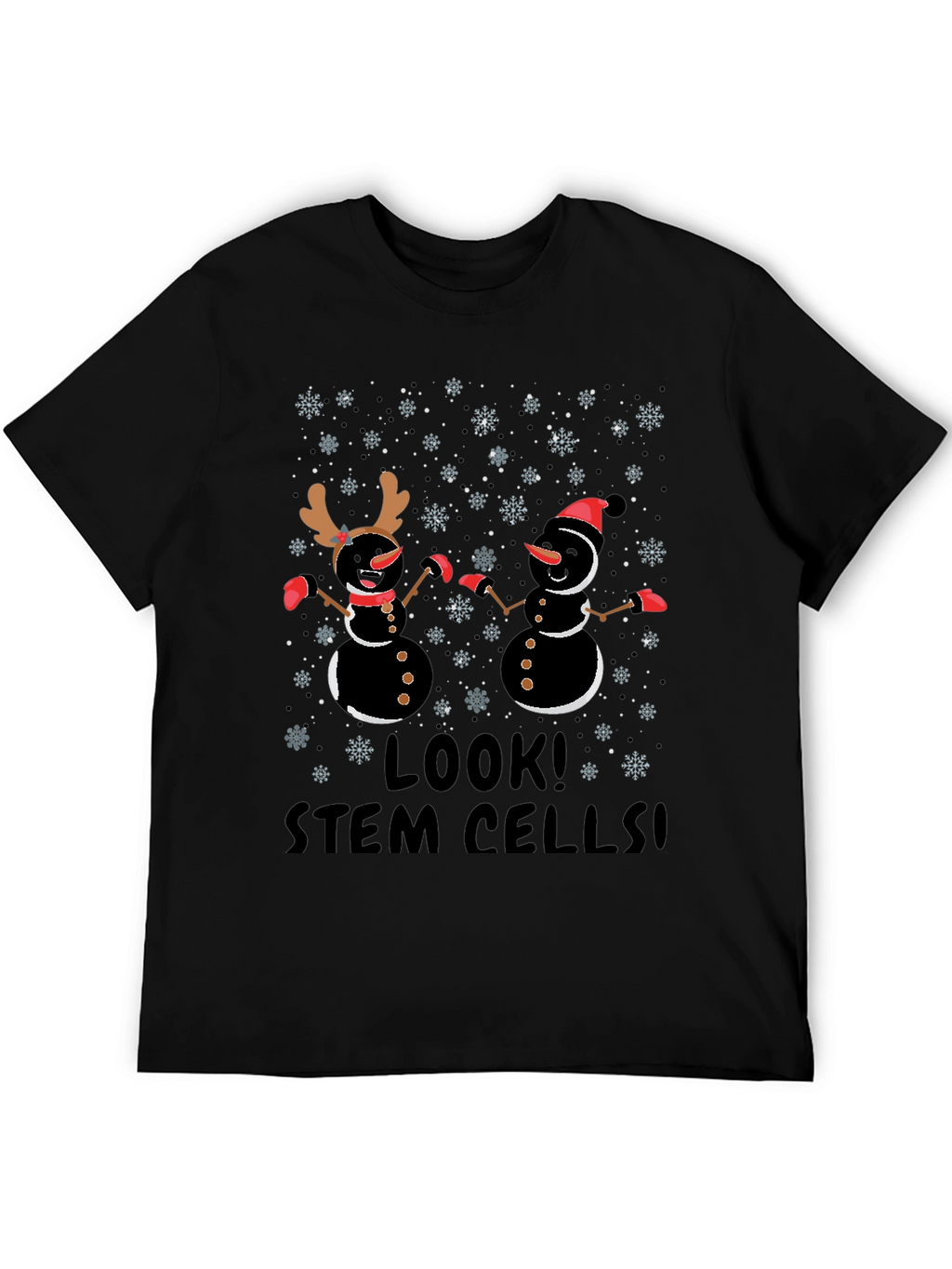 Look! Stem Cells! Funny Holiday Graphic T-Shirt
