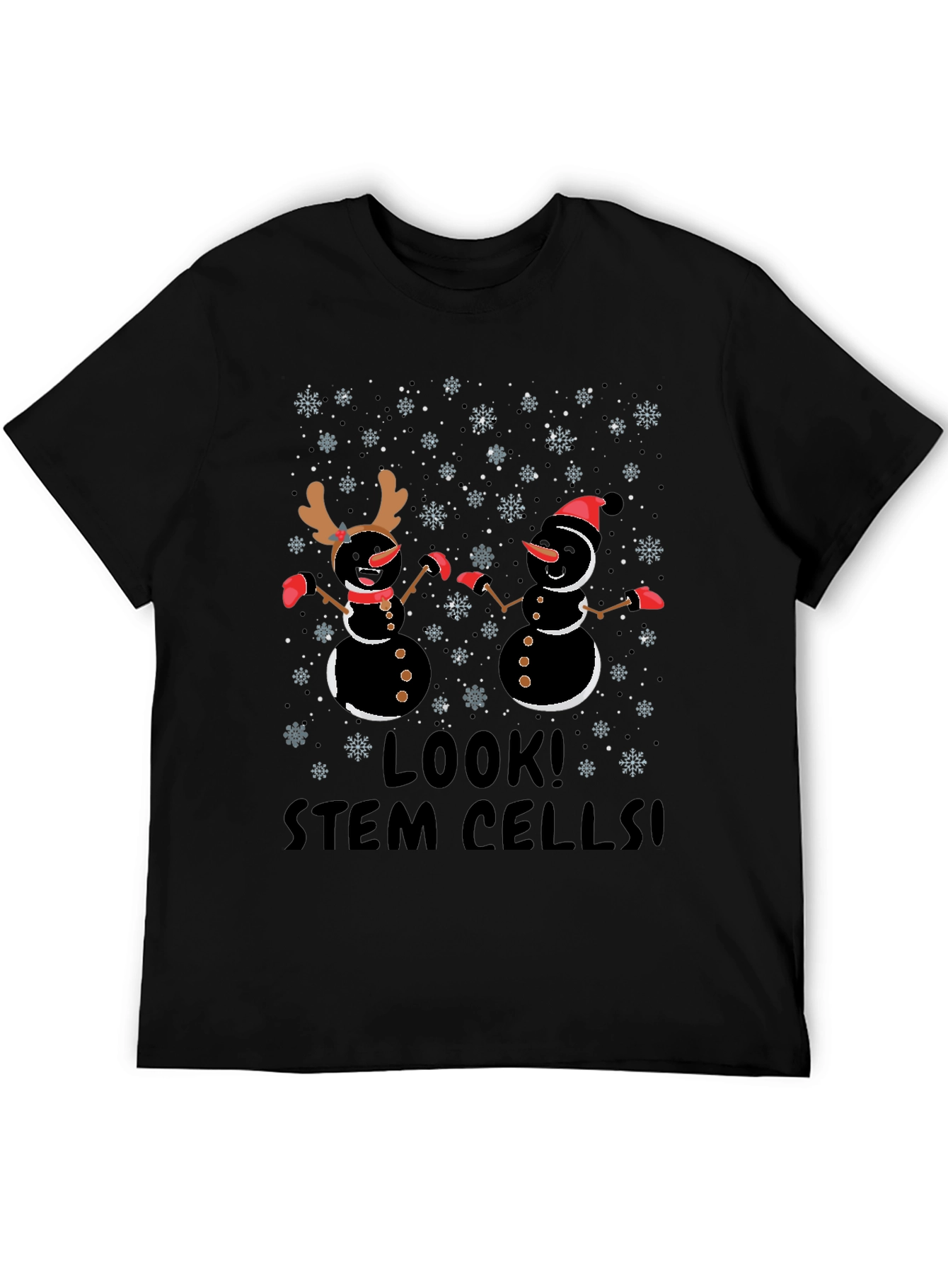 Look! Stem Cells! Funny Holiday Graphic T-Shirt