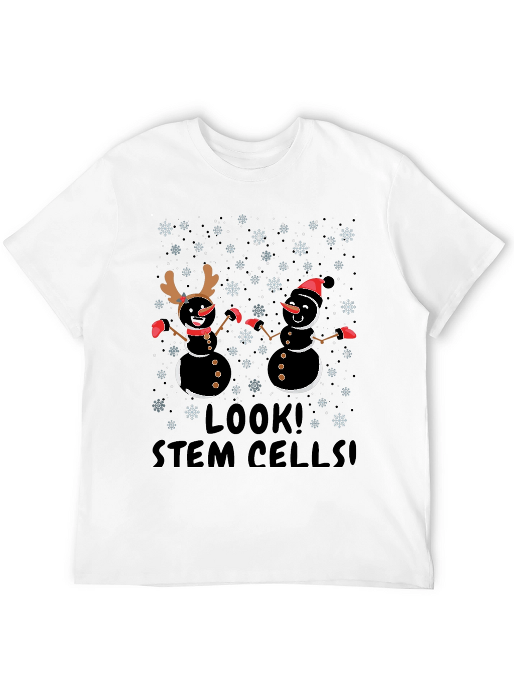 Look! Stem Cells! Funny Holiday Graphic T-Shirt
