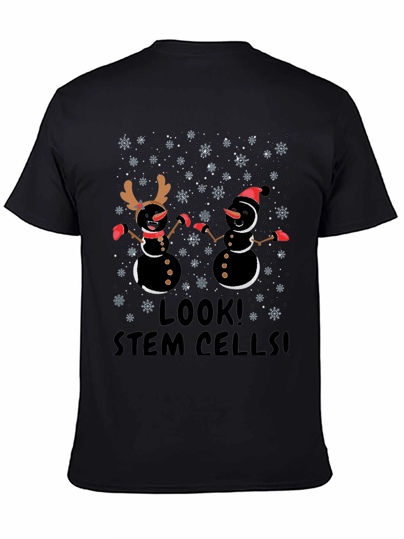 Look! Stem Cells! Funny Holiday Graphic T-Shirt