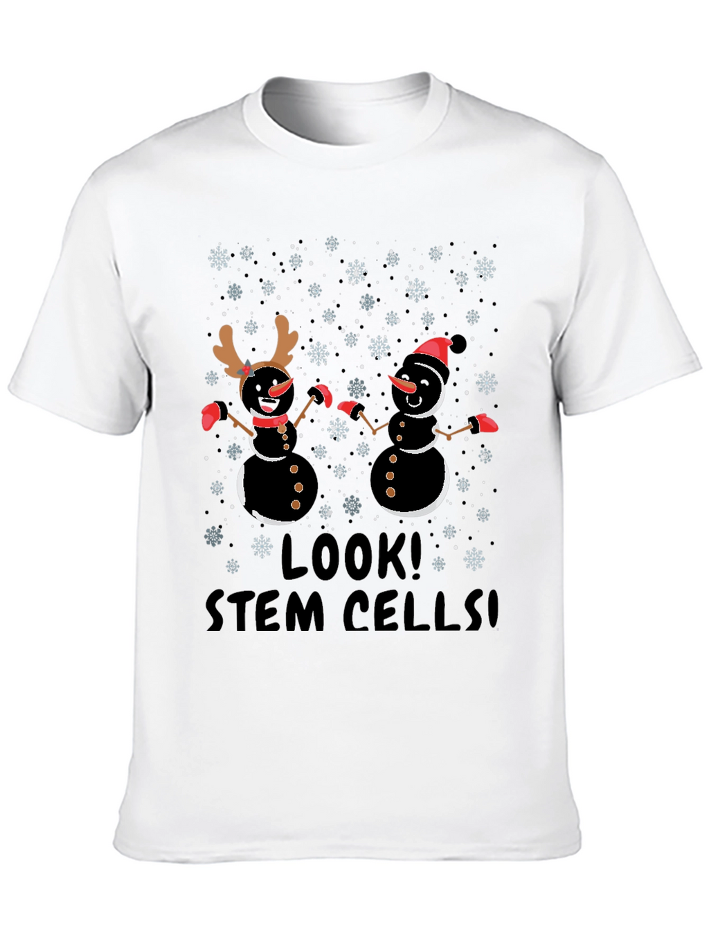 Look! Stem Cells! Funny Holiday Graphic T-Shirt