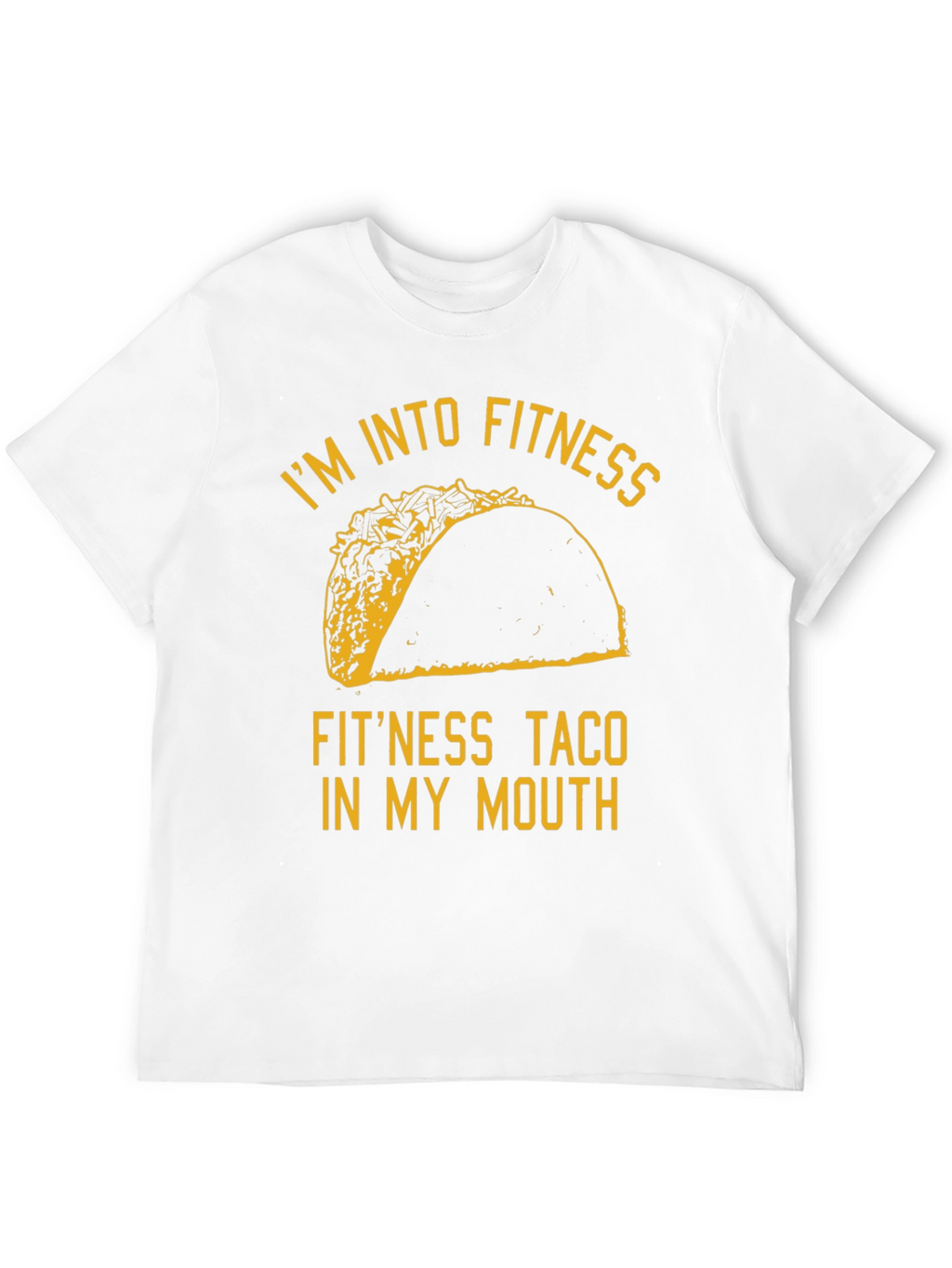 Fitness Taco Graphic Tee - Novelty Humor