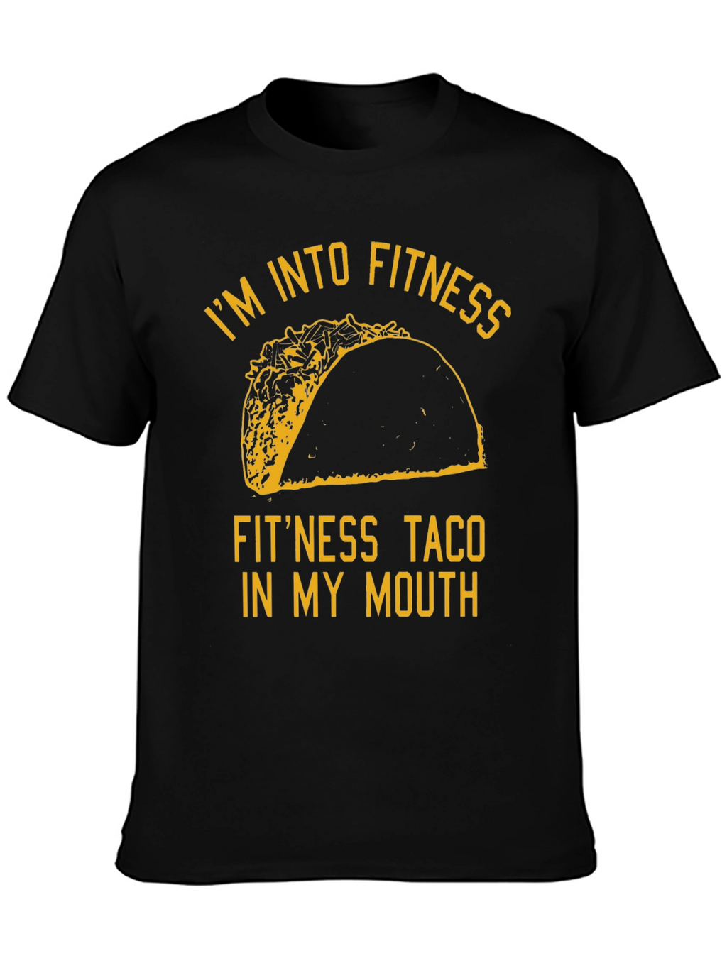Fitness Taco Graphic Tee - Novelty Humor