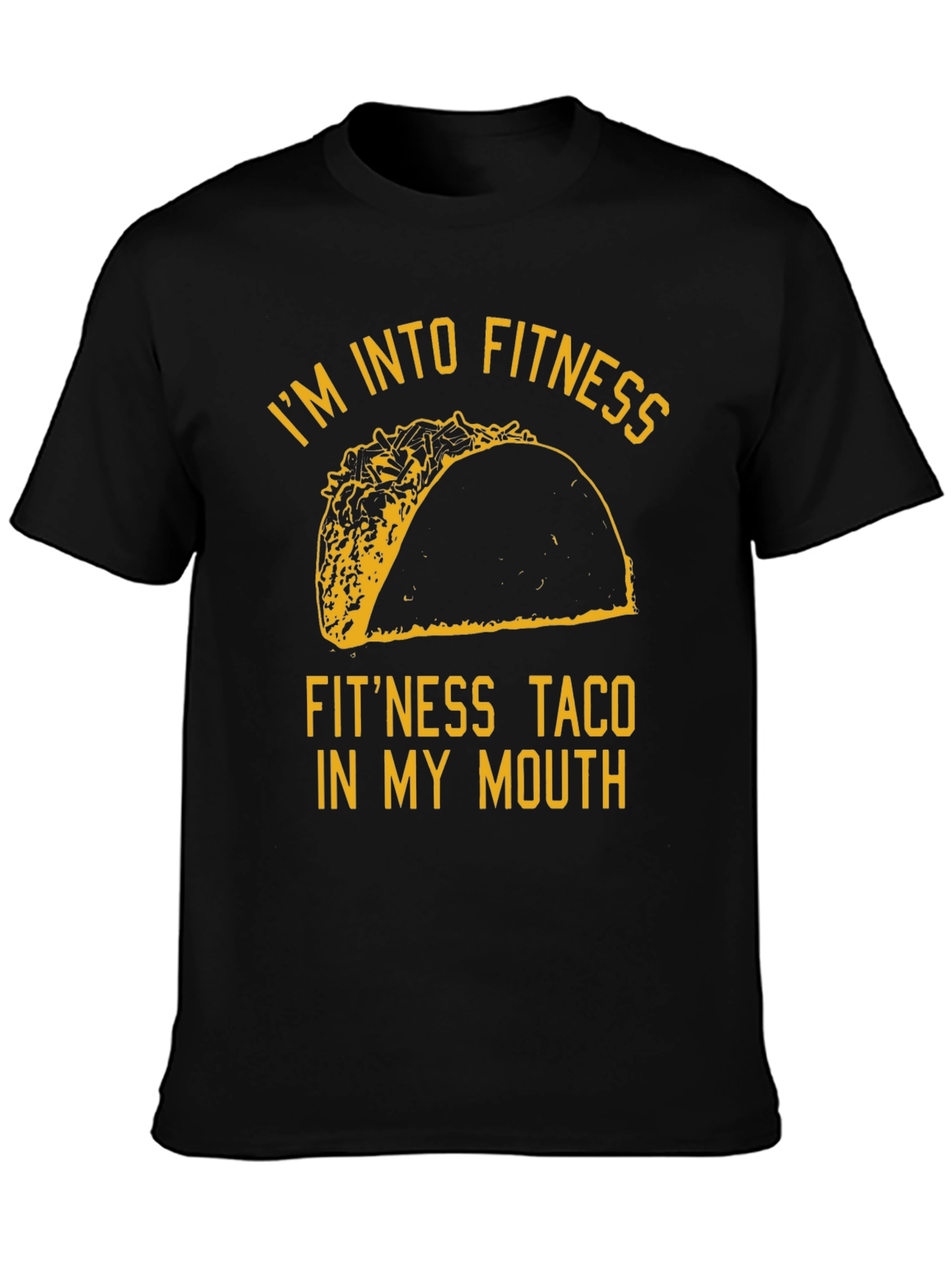 Fitness Taco Graphic Tee - Novelty Humor
