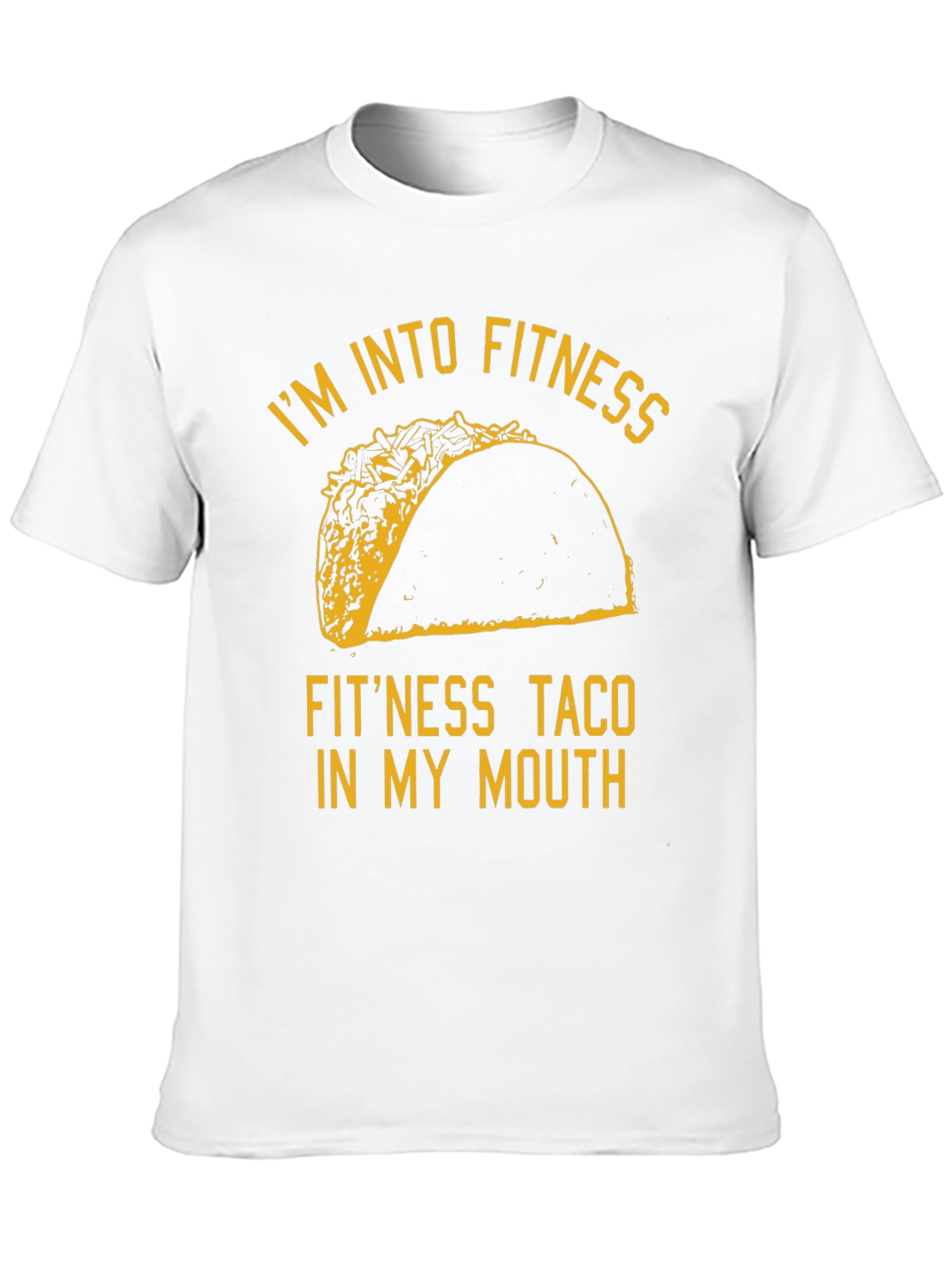 Fitness Taco Graphic Tee - Novelty Humor