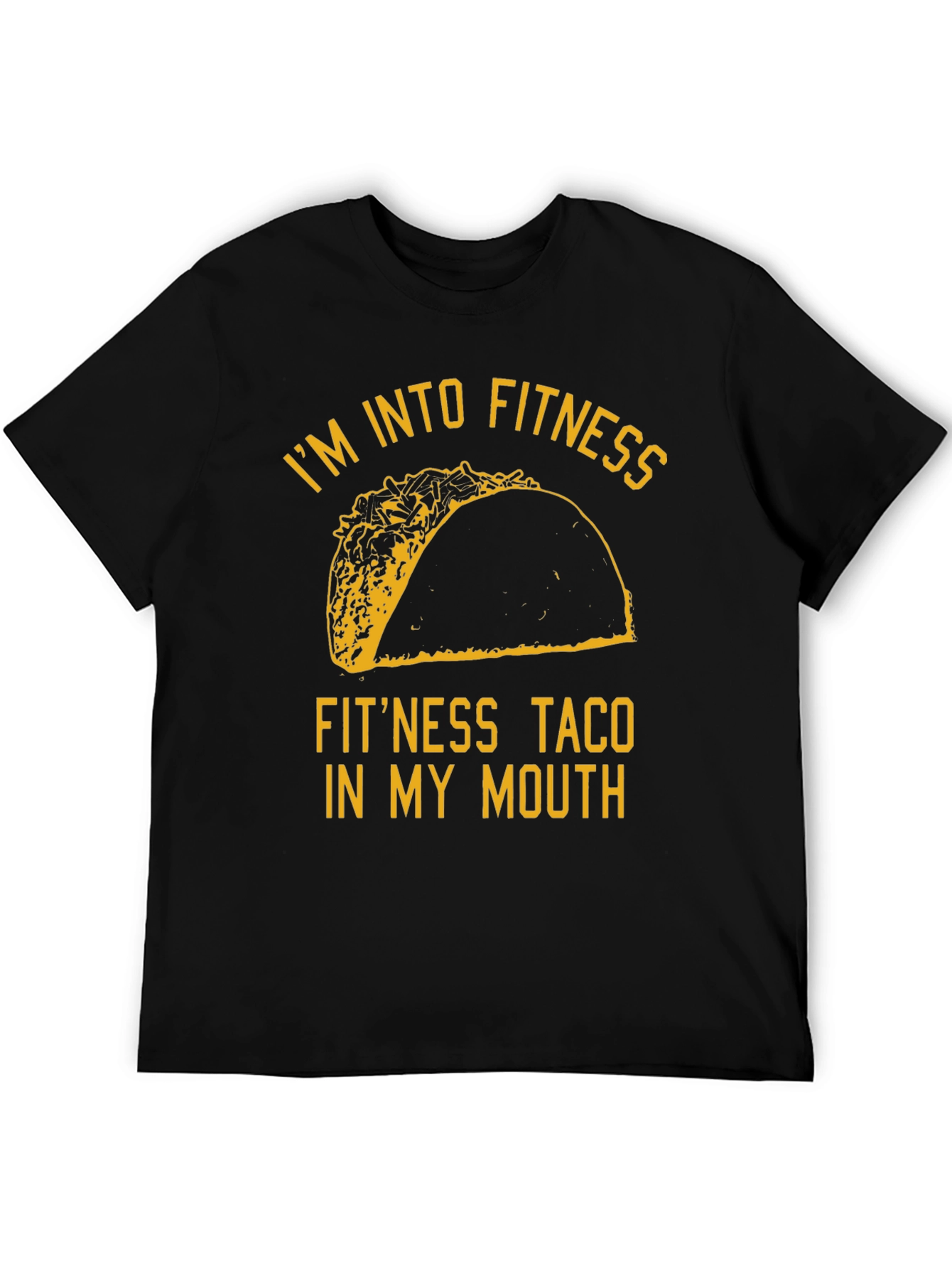 Fitness Taco Graphic Tee - Novelty Humor