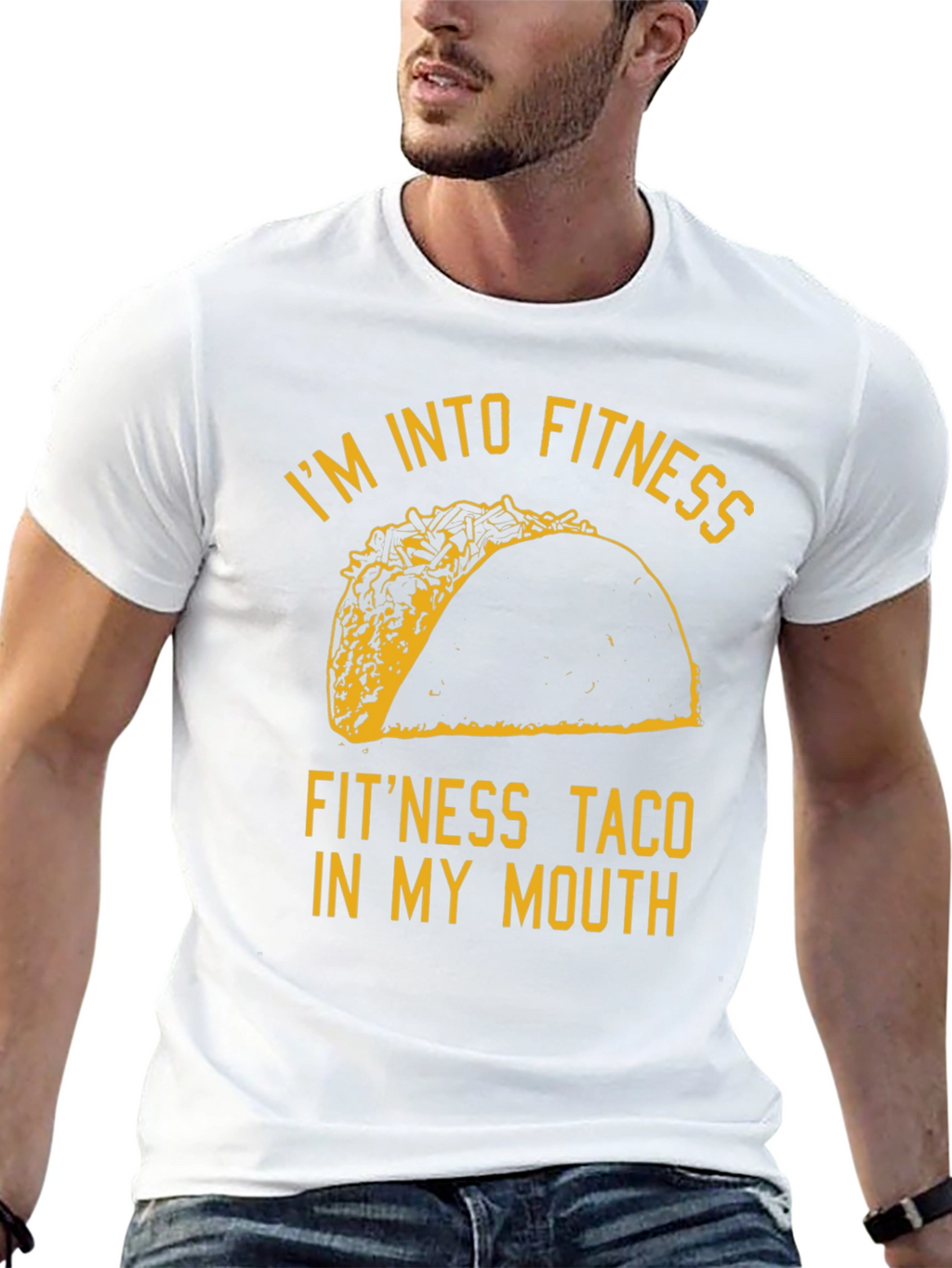 Fitness Taco Graphic Tee - Novelty Humor
