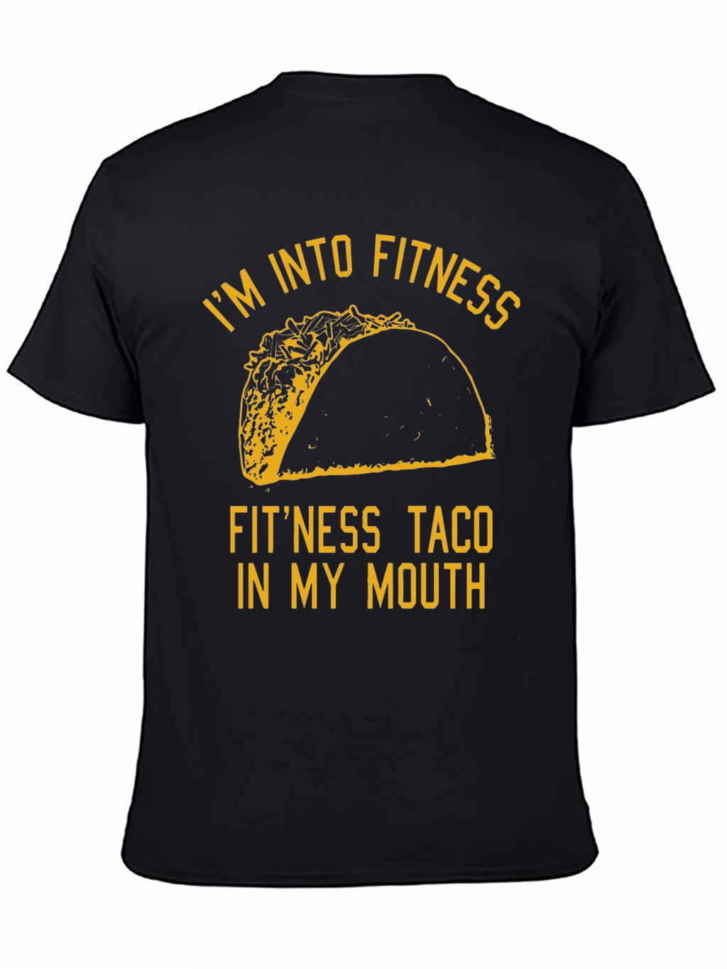 Fitness Taco Graphic Tee - Novelty Humor