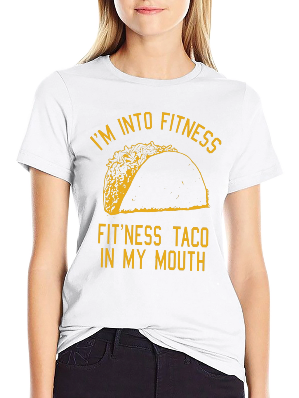 Fitness Taco Graphic Tee - Novelty Humor