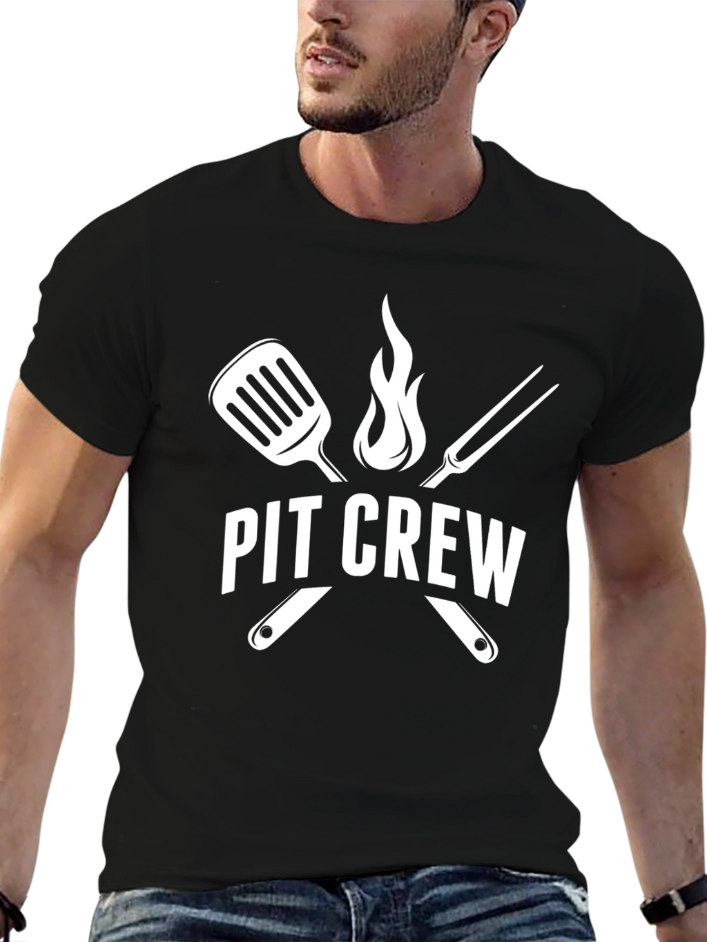 Pit Crew BBQ T-Shirt Grill Master Tee