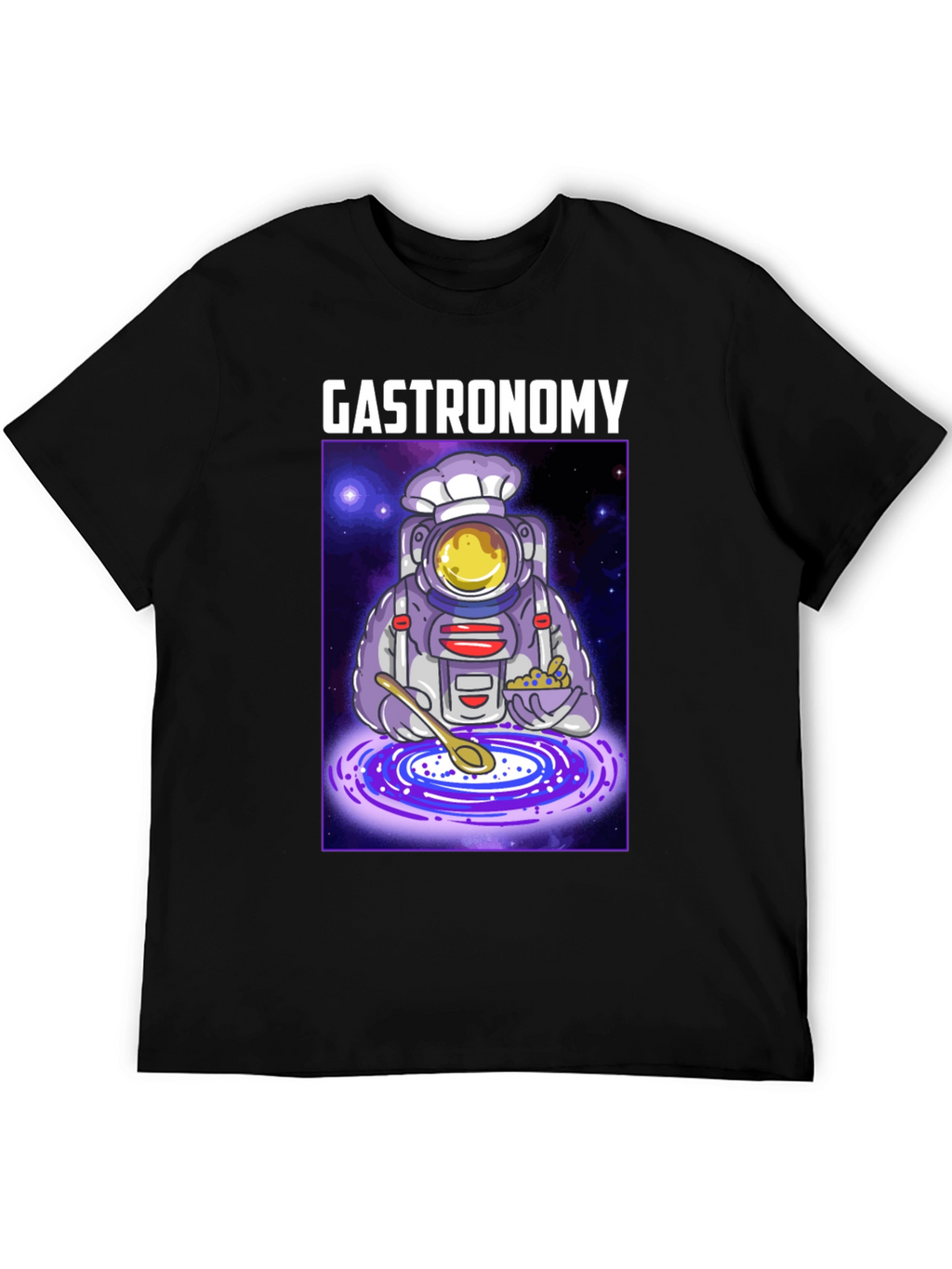 Gastronomy Astronaut Graphic T-Shirt
