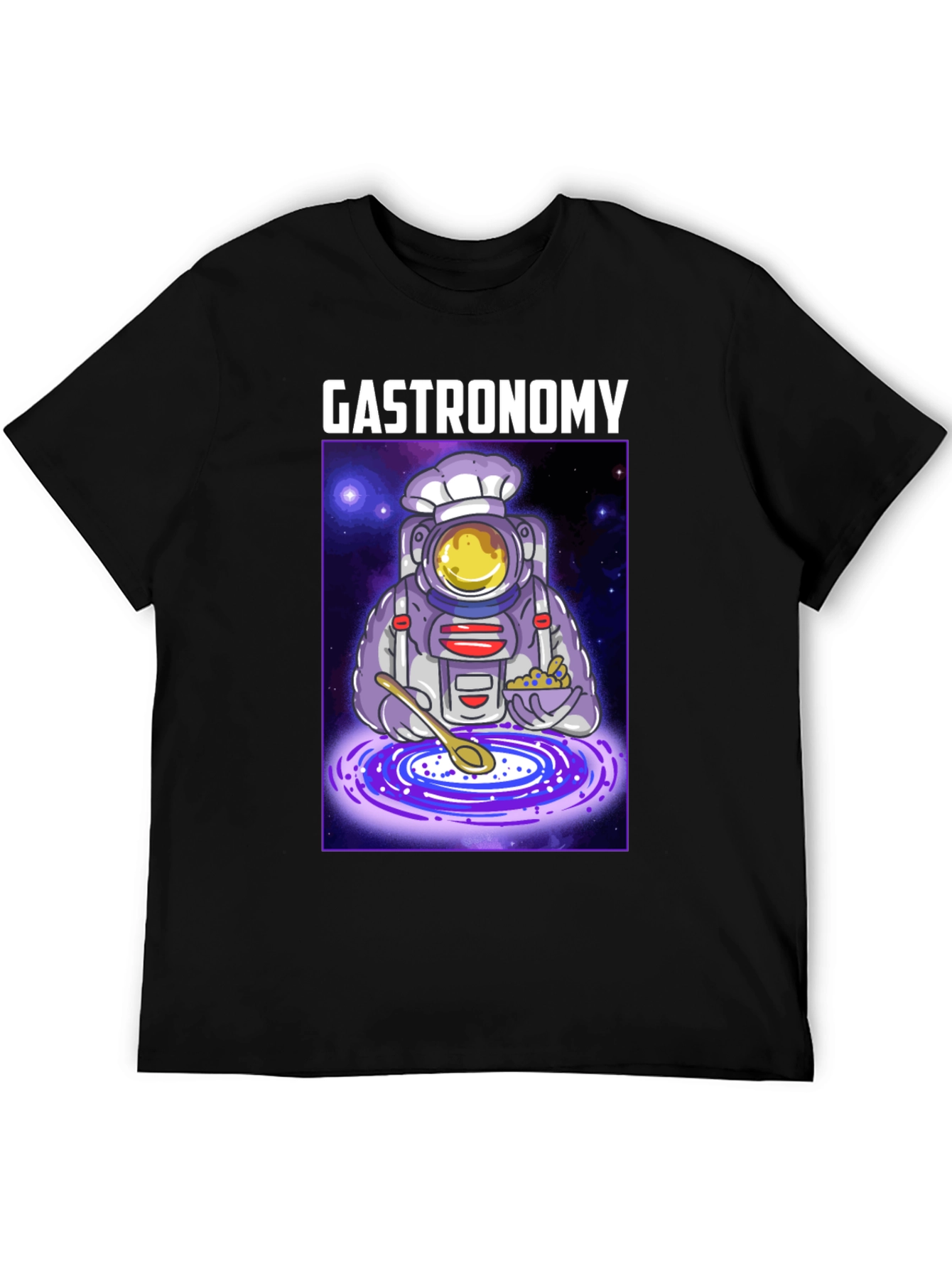 Gastronomy Astronaut Graphic T-Shirt