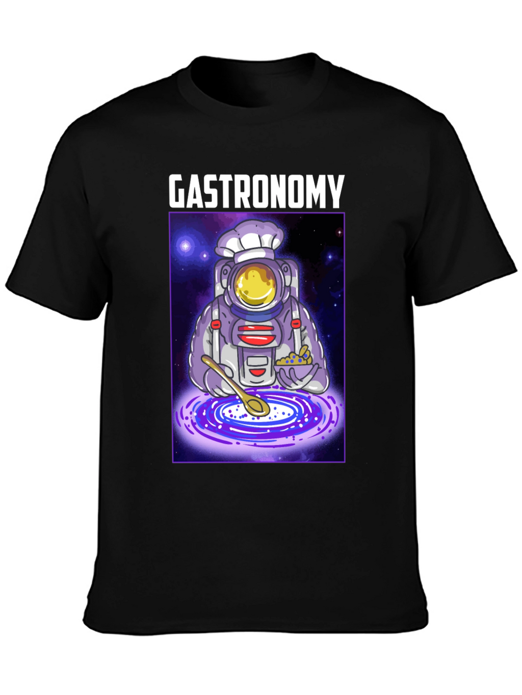 Gastronomy Astronaut Graphic T-Shirt