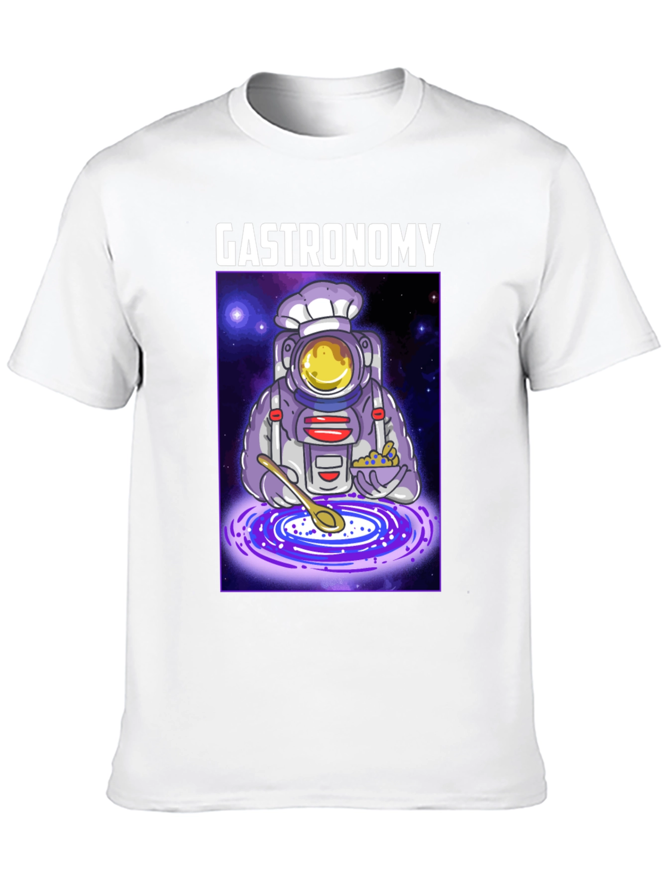 Gastronomy Astronaut Graphic T-Shirt