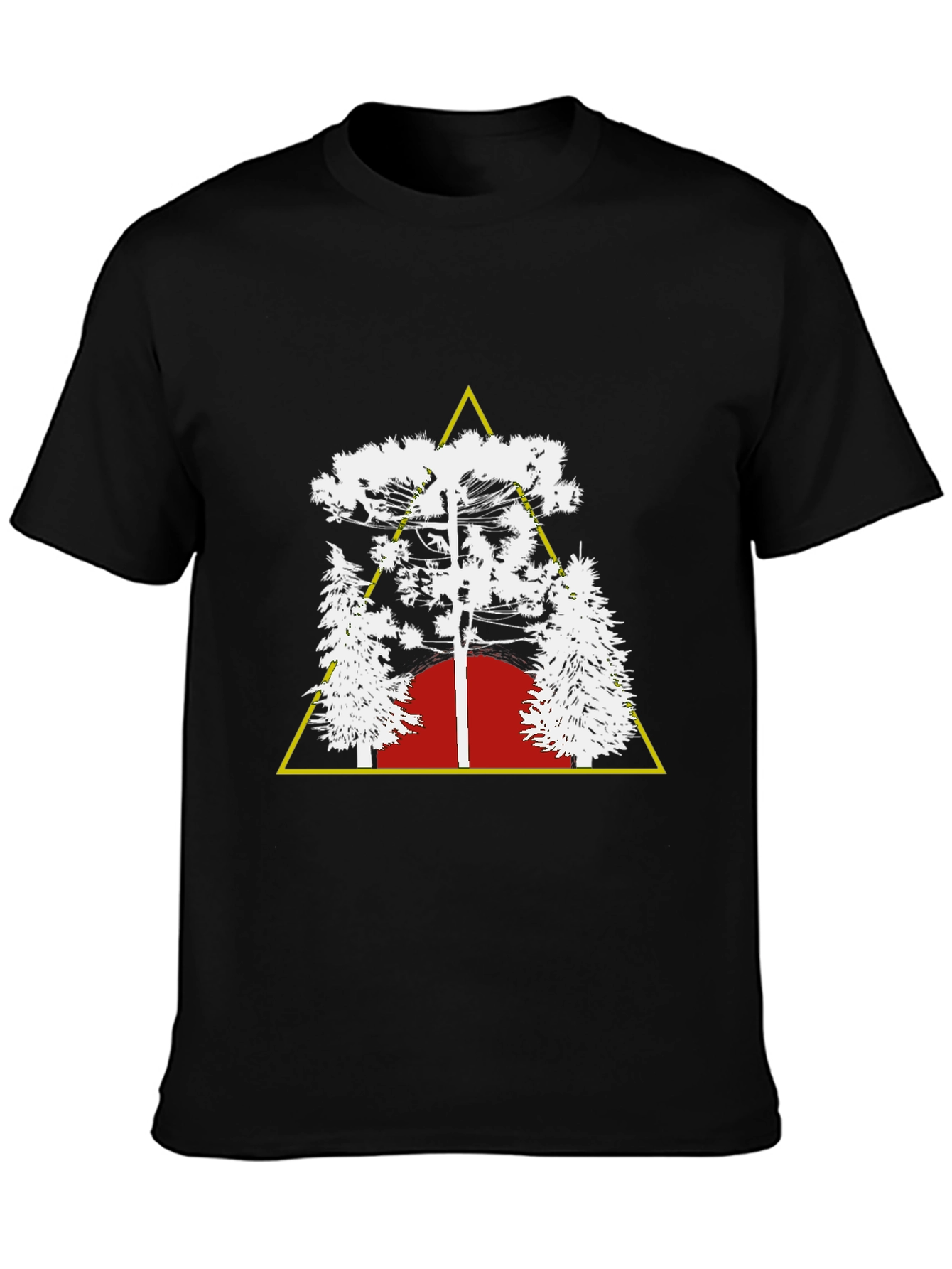 Araucaria Tree Graphic T-Shirt - Nature Inspired Design
