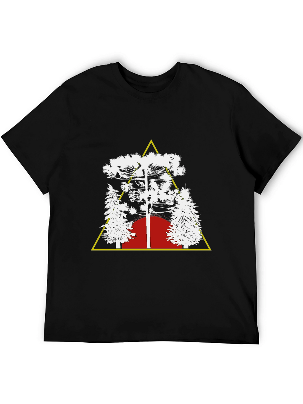 Araucaria Tree Graphic T-Shirt - Nature Inspired Design