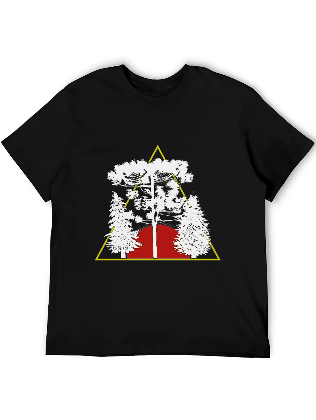 Araucaria Tree Graphic T-Shirt - Nature Inspired Design