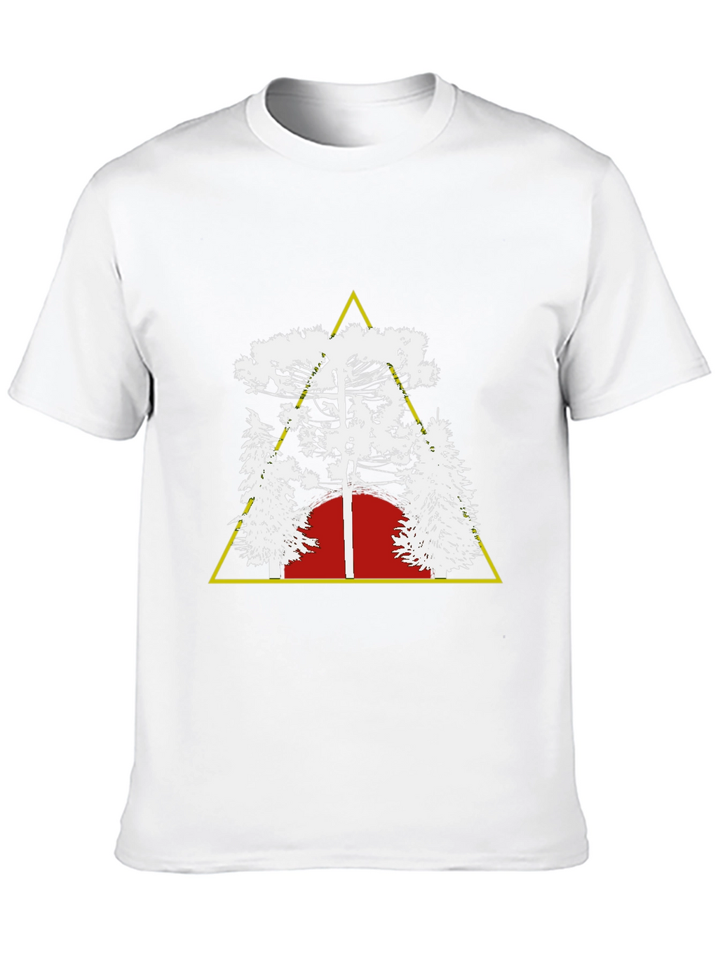 Araucaria Tree Graphic T-Shirt - Nature Inspired Design